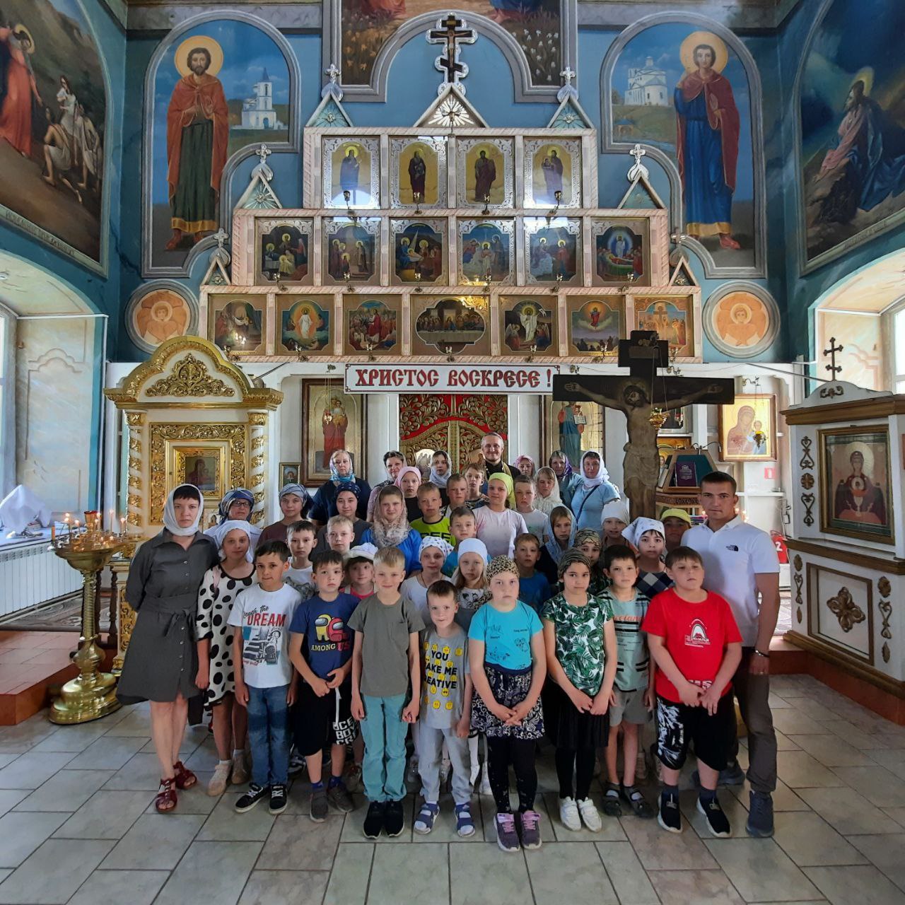 Визит гимназистов в Казанский храм села Туртень | 27.06.2023 | Тула -  БезФормата